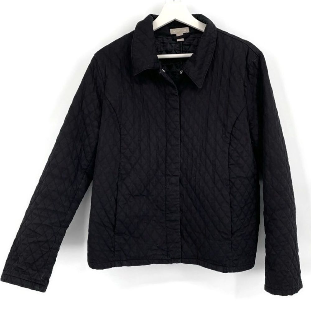 Nordstrom Black Quilted Jacket XL